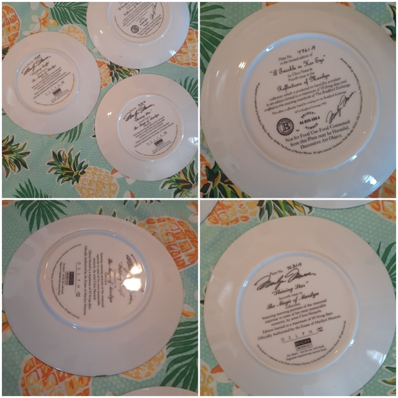 Collector Marilyn Monroe plates - Picture 2 of 2